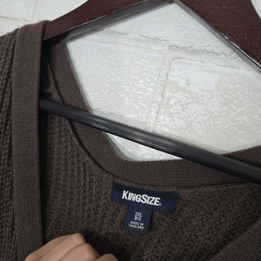 King Size vintage cozy cardigan sweater - Picture 10 of 16